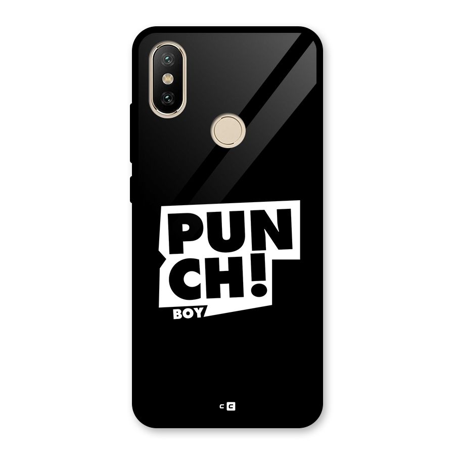 Punch Boy Glass Back Case for Redmi A2