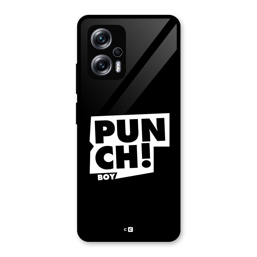 Punch Boy Glass Back Case for Redmi K50i