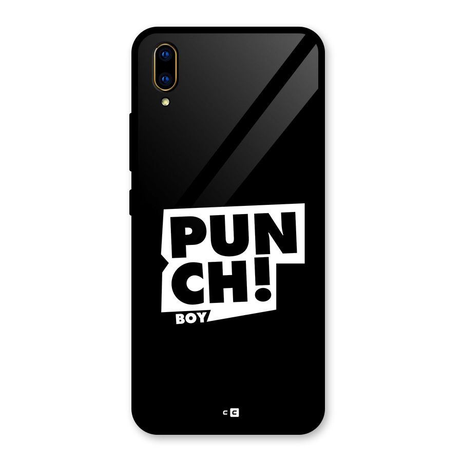 Punch Boy Glass Back Case for Vivo V11 Pro