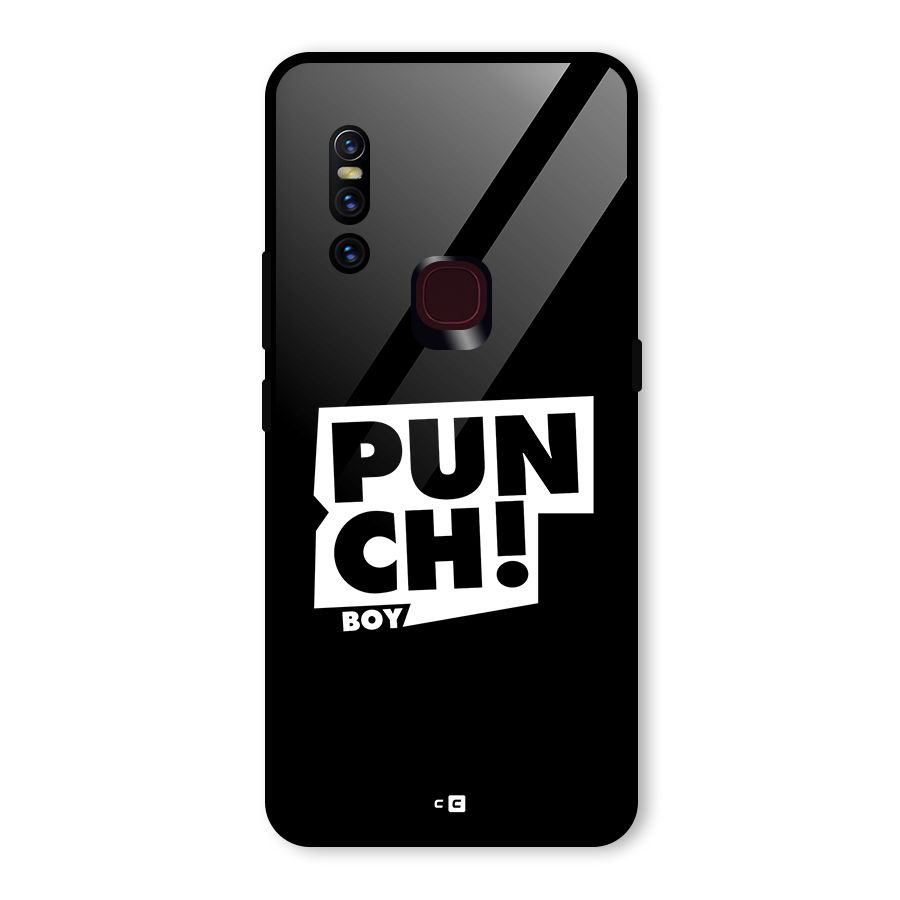 Punch Boy Glass Back Case for Vivo V15