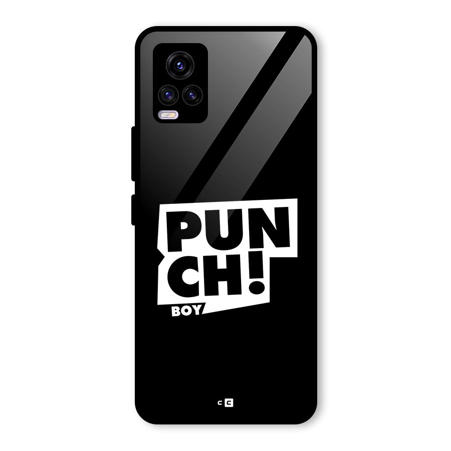 Punch Boy Glass Back Case for Vivo V20
