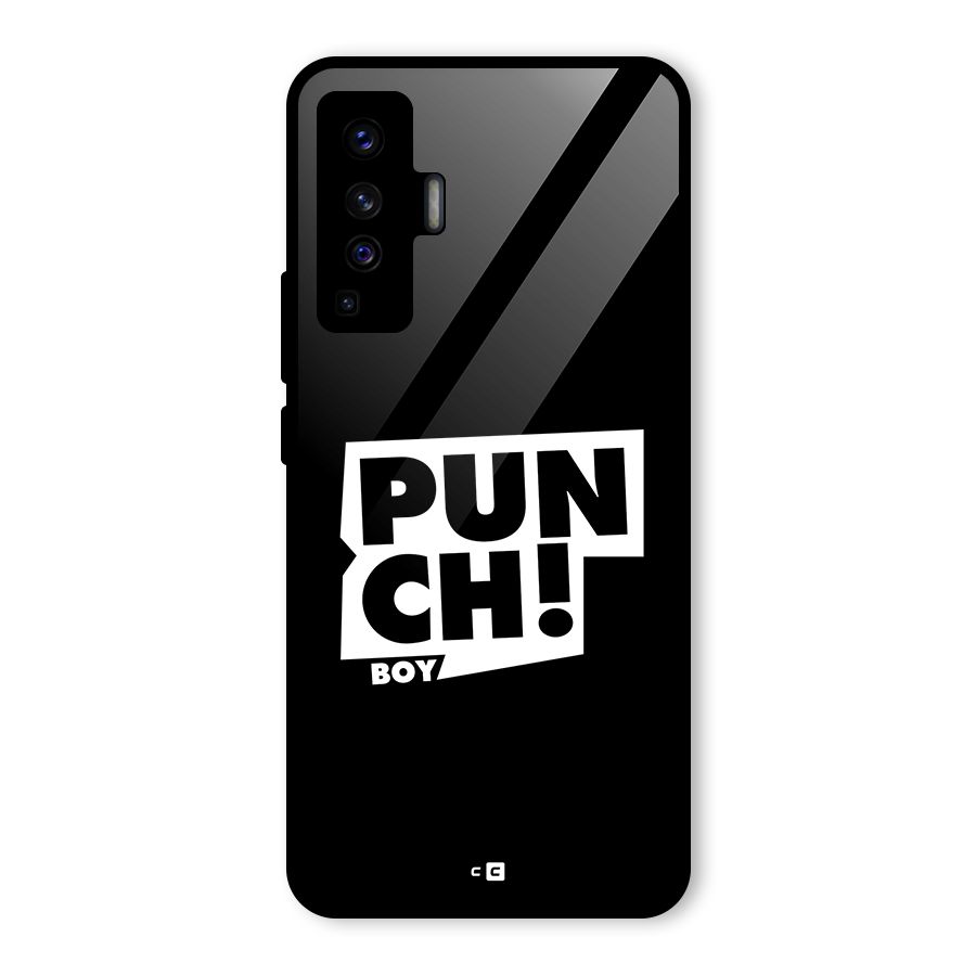 Punch Boy Glass Back Case for Vivo X50