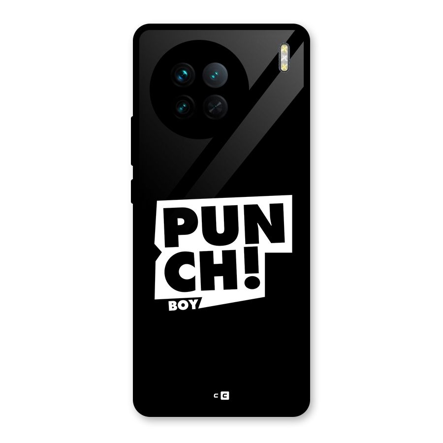 Punch Boy Glass Back Case for Vivo X90