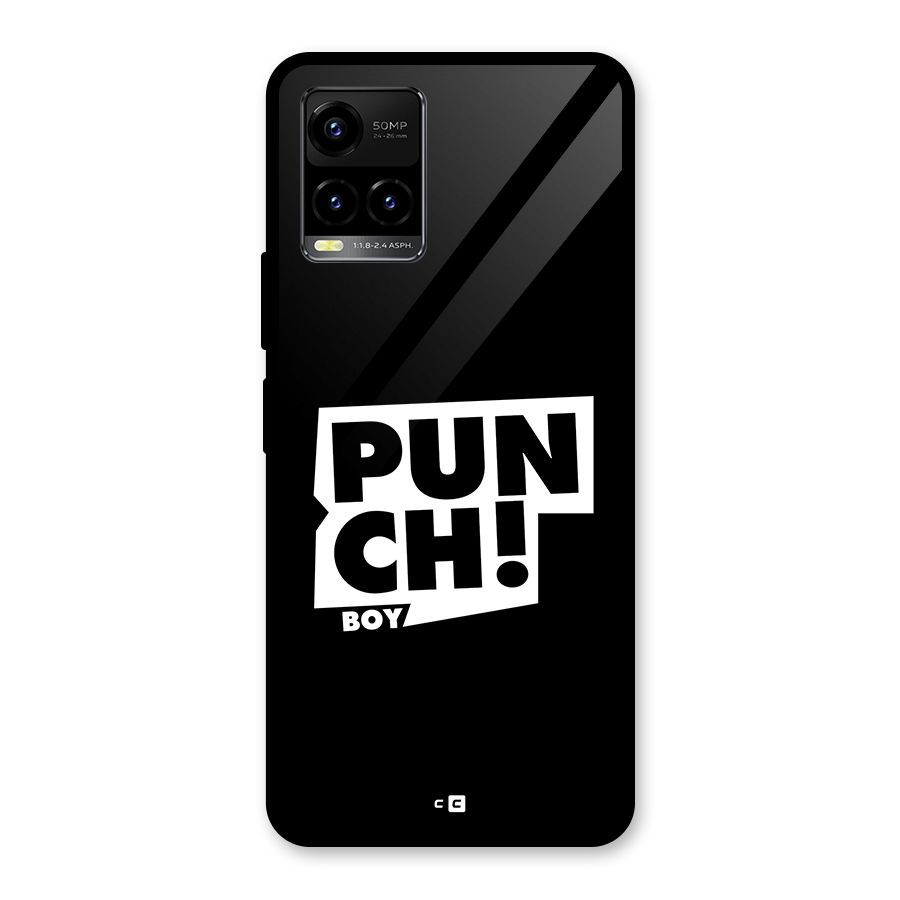 Punch Boy Glass Back Case for Vivo Y21 2021