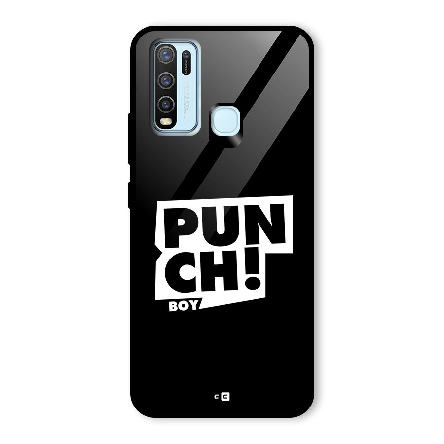 Punch Boy Glass Back Case for Vivo Y30