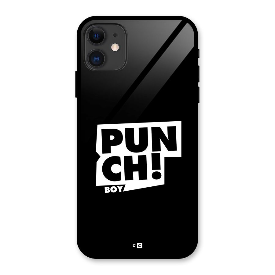 Punch Boy Glass Back Case for iPhone 11
