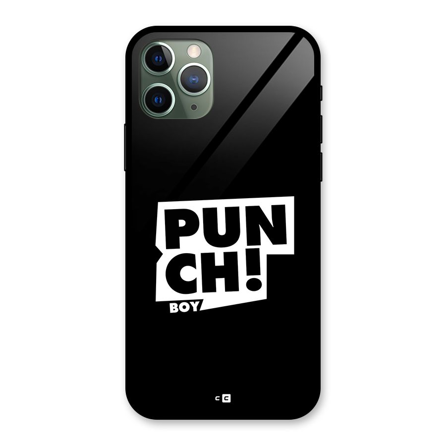 Punch Boy Glass Back Case for iPhone 11 Pro