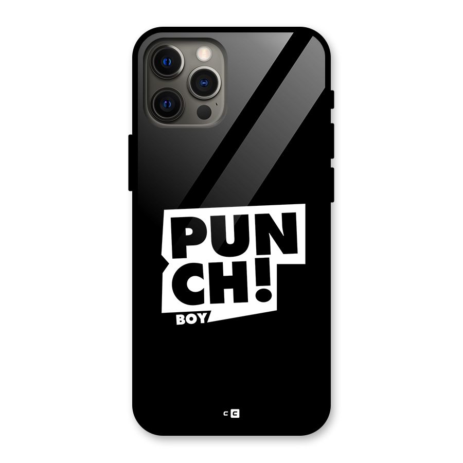 Punch Boy Glass Back Case for iPhone 12 Pro Max