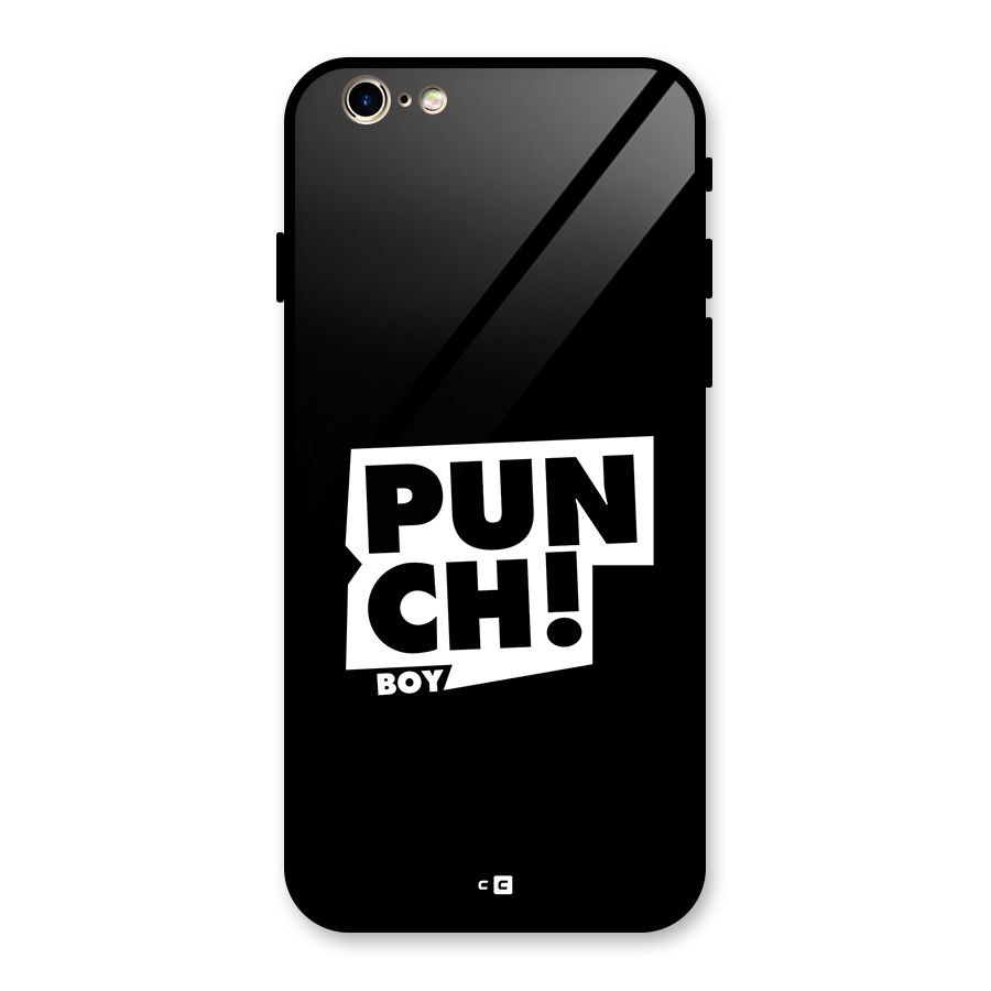 Punch Boy Glass Back Case for iPhone 6 6S
