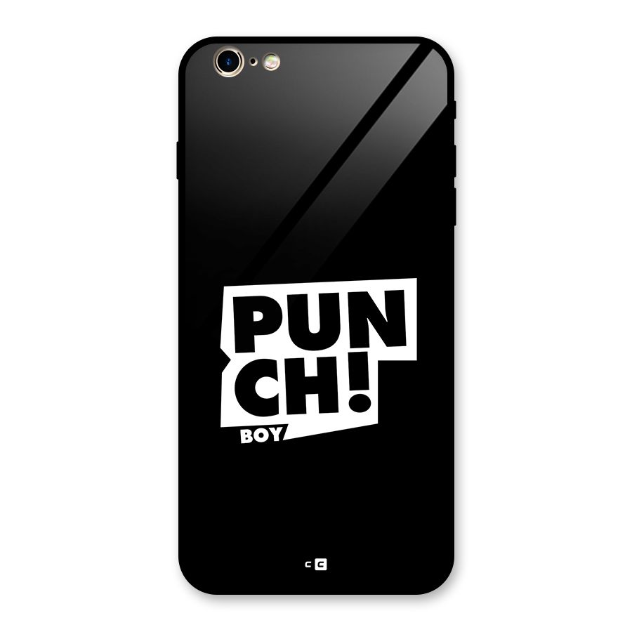 Punch Boy Glass Back Case for iPhone 6 Plus 6S Plus