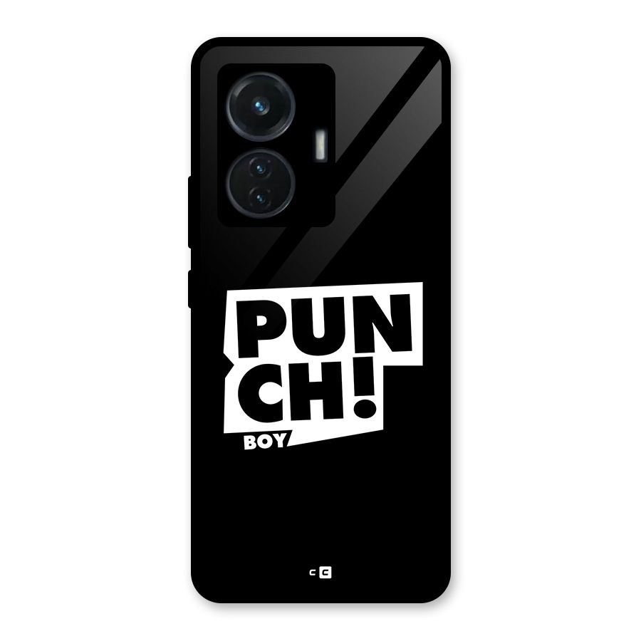Punch Boy Glass Back Case for iQOO Z6 44W