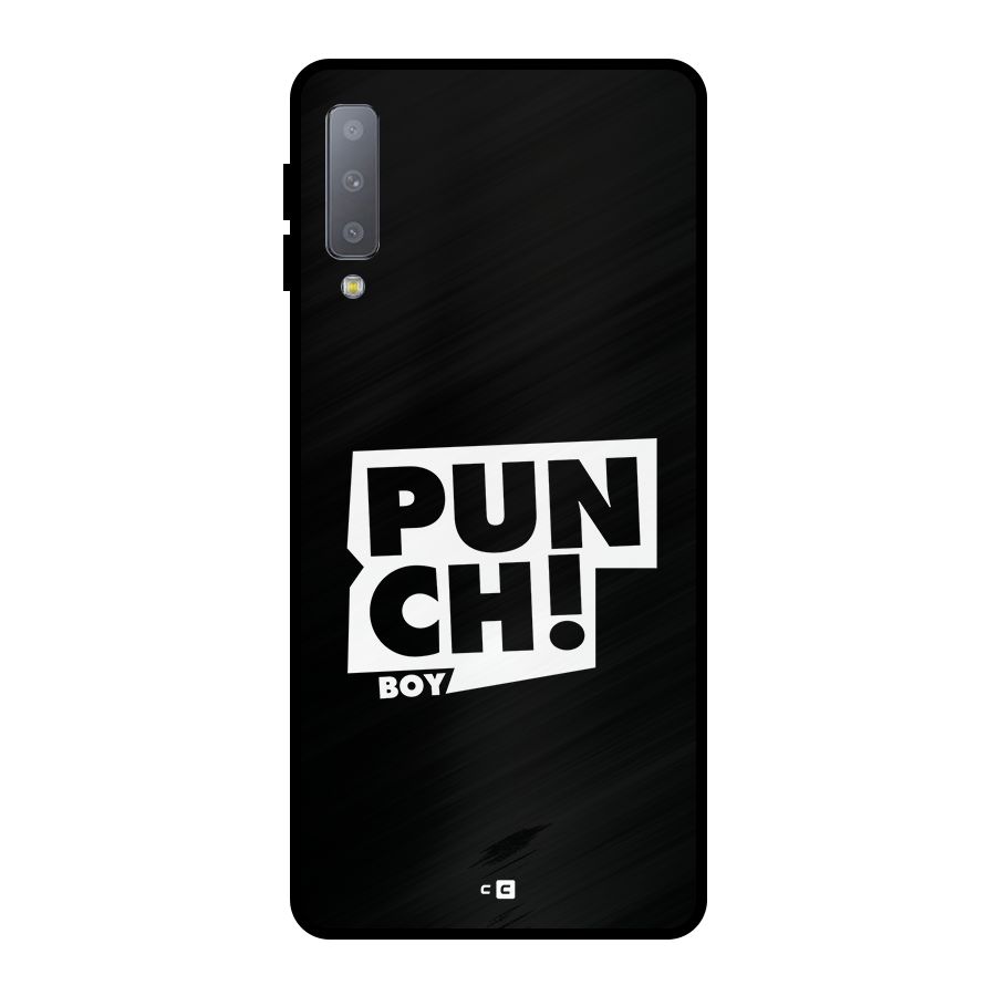 Punch Boy Metal Back Case for Galaxy A7 (2018)