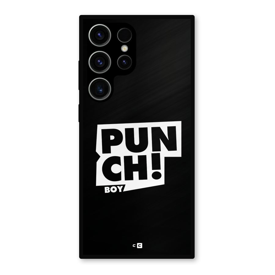 Punch Boy Metal Back Case for Galaxy S23 Ultra