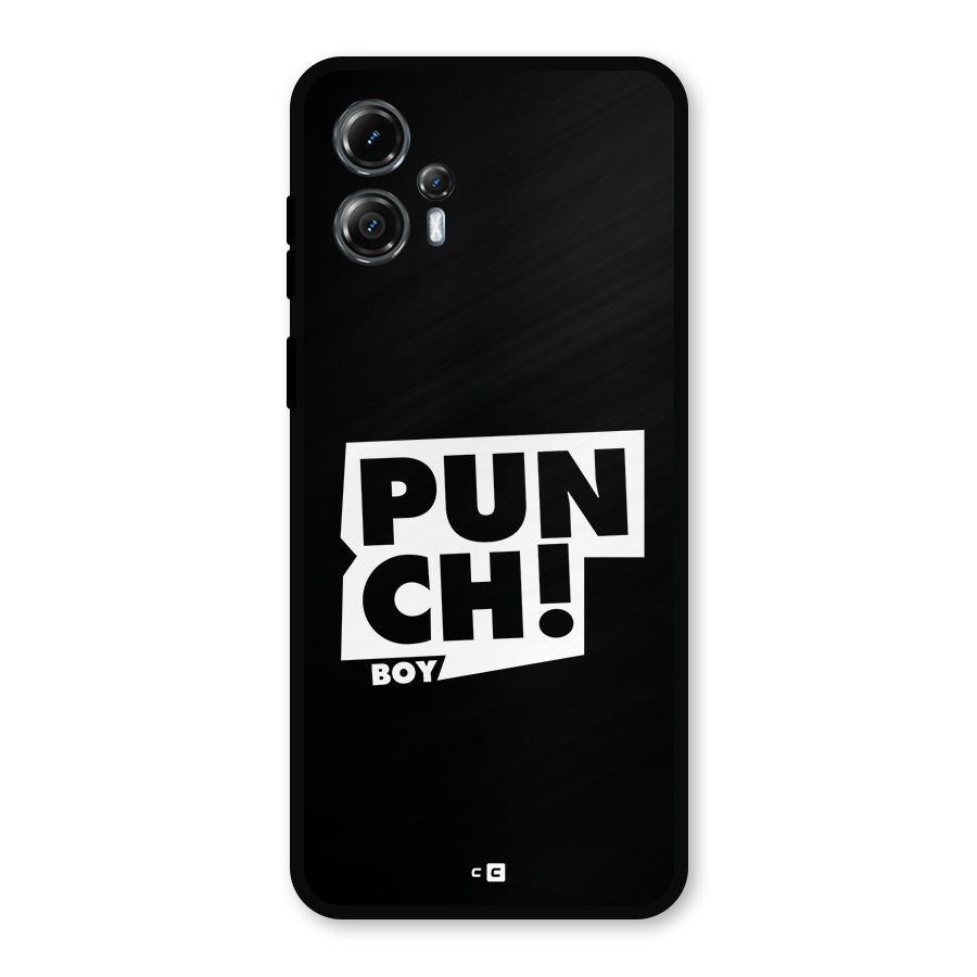 Punch Boy Metal Back Case for Moto G13
