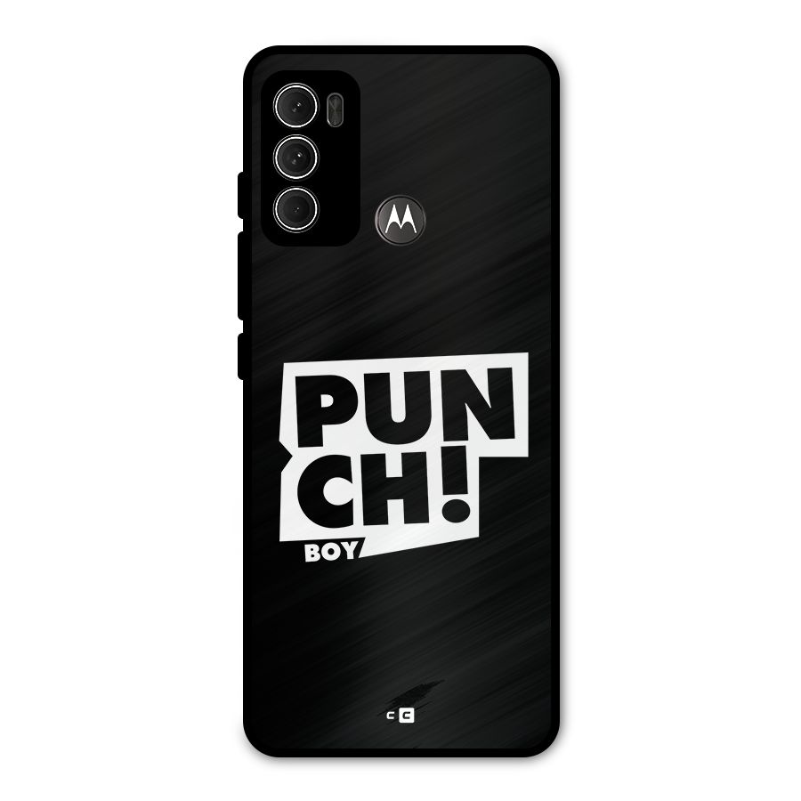 Punch Boy Metal Back Case for Moto G60