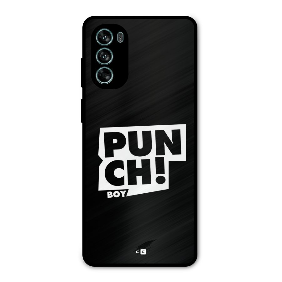 Punch Boy Metal Back Case for Moto G62