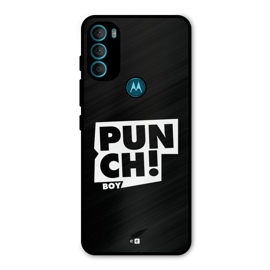 Punch Boy Metal Back Case for Moto G71 5G