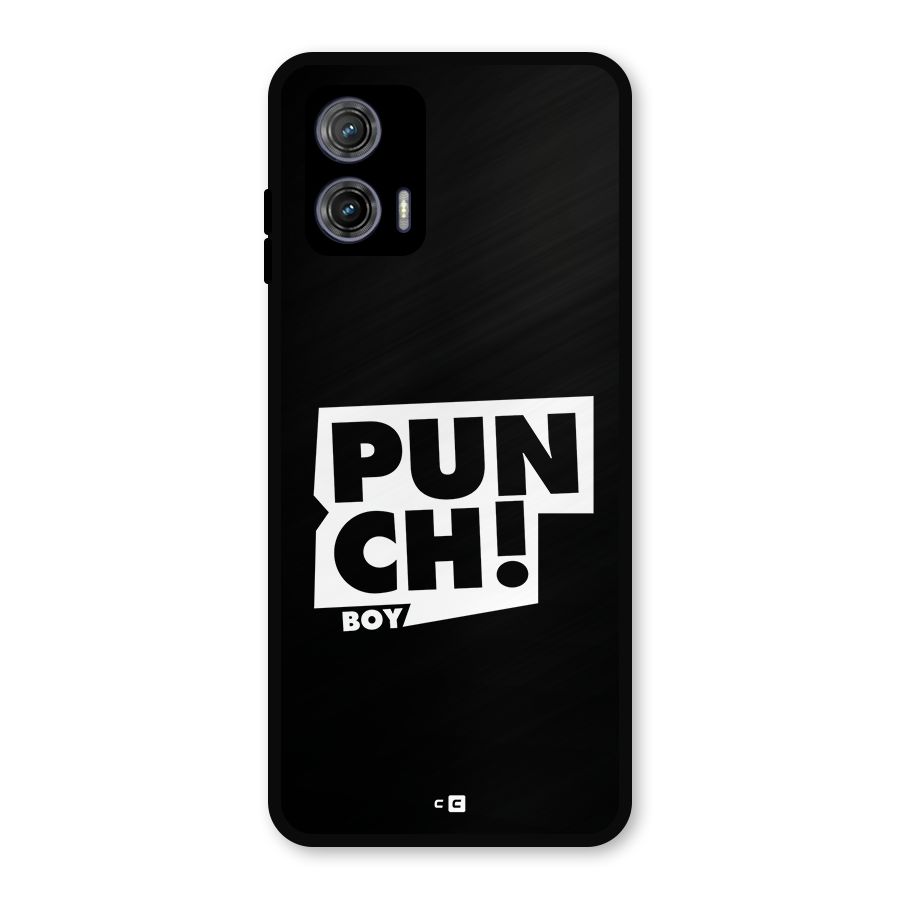 Punch Boy Metal Back Case for Moto G73