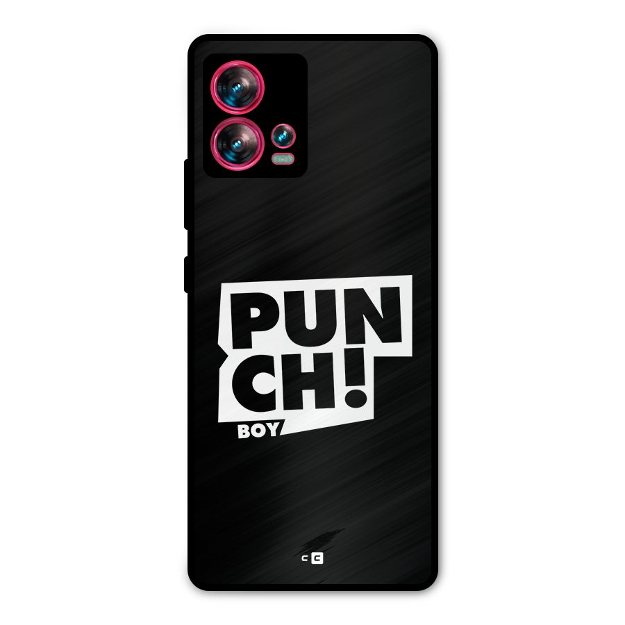Punch Boy Metal Back Case for Motorola Edge 30 Fusion