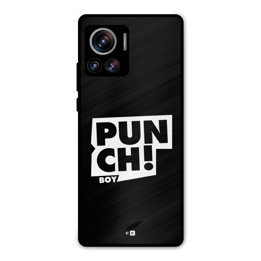 Punch Boy Metal Back Case for Motorola Edge 30 Ultra