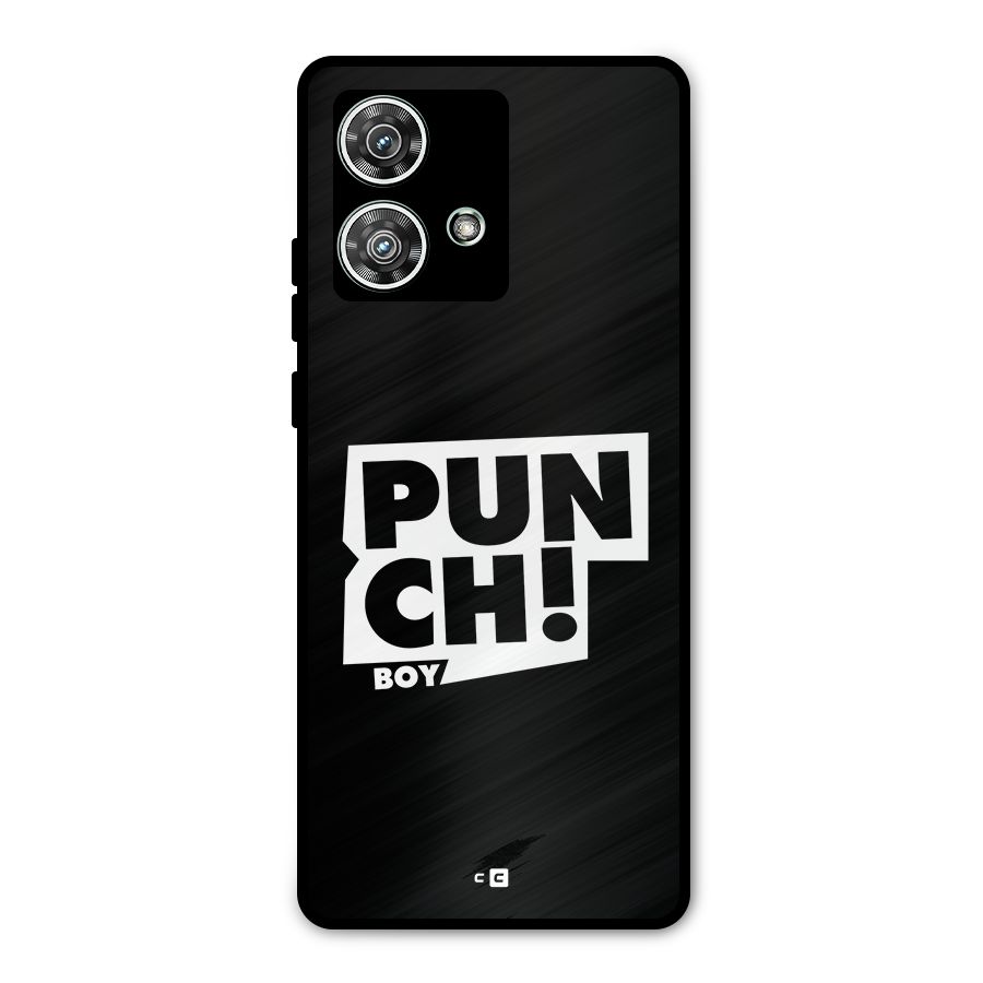 Punch Boy Metal Back Case for Motorola Edge 40 Neo