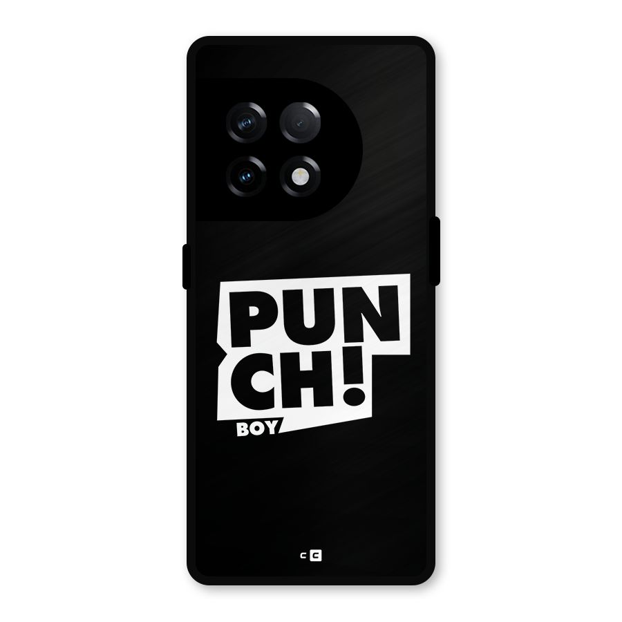 Punch Boy Metal Back Case for OnePlus 11R