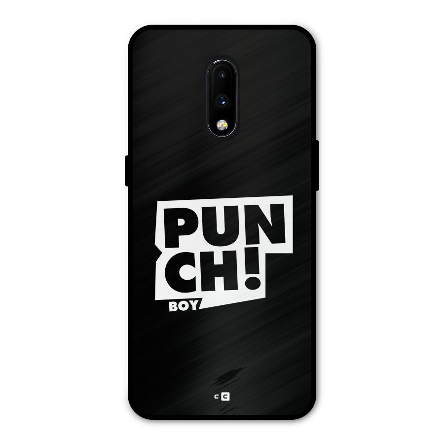 Punch Boy Metal Back Case for OnePlus 7