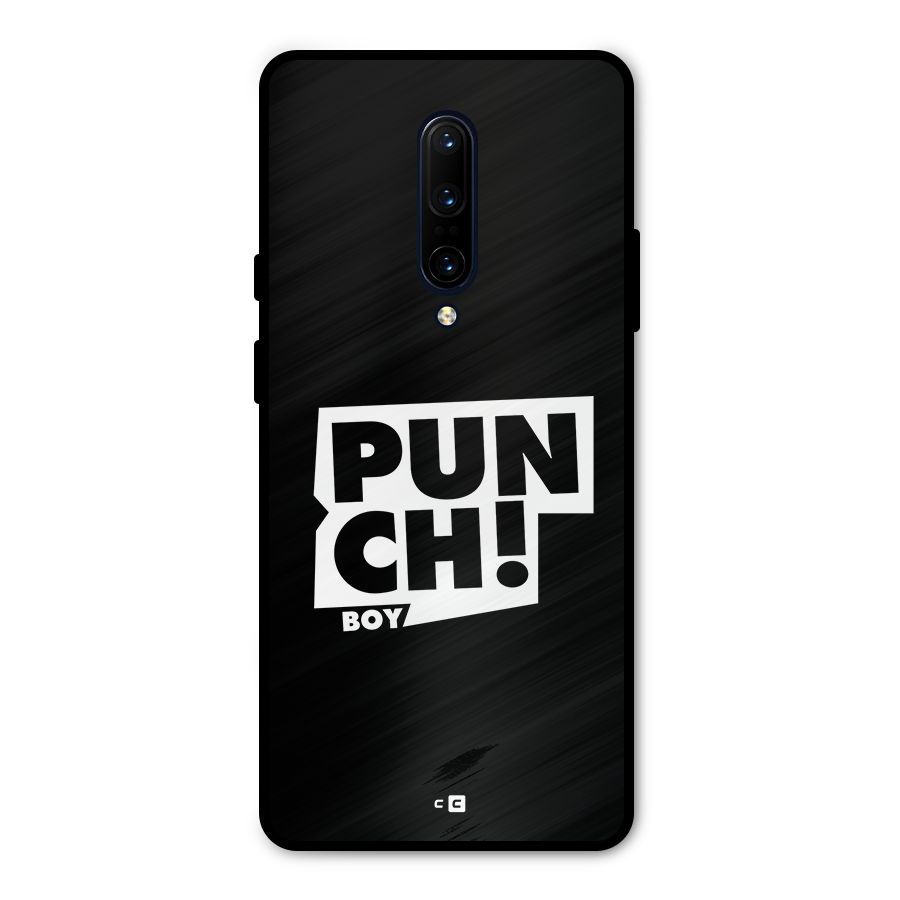 Punch Boy Metal Back Case for OnePlus 7 Pro