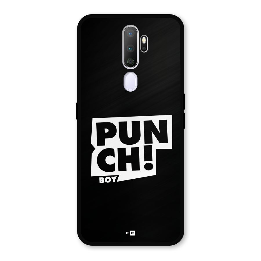 Punch Boy Metal Back Case for Oppo A9 (2020)