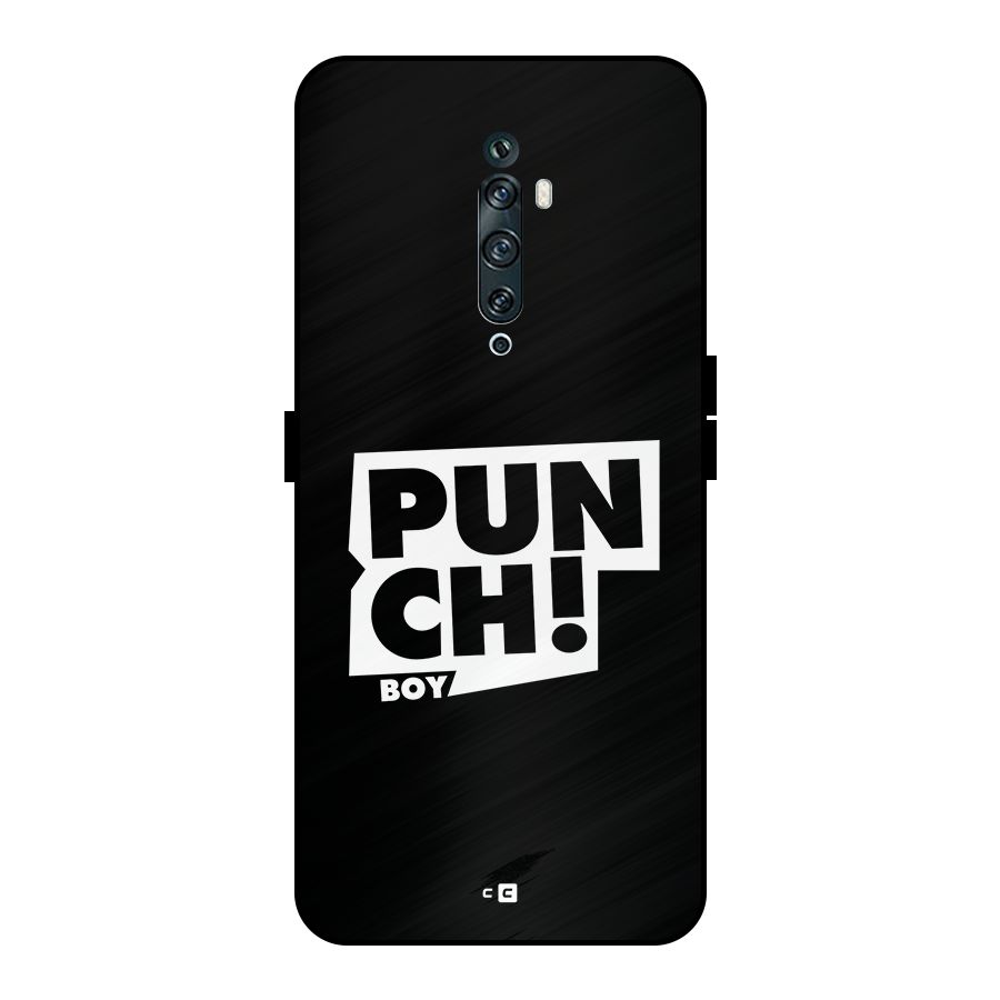 Punch Boy Metal Back Case for Oppo Reno2 Z