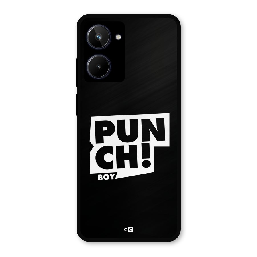Punch Boy Metal Back Case for Realme 10
