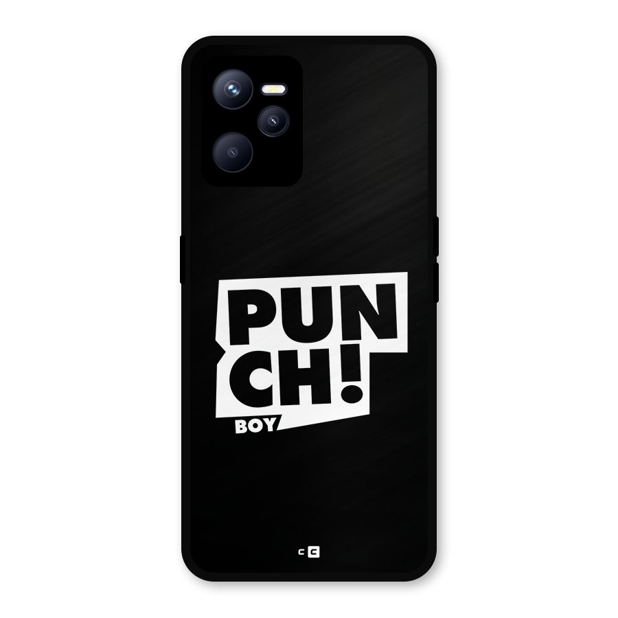 Punch Boy Metal Back Case for Realme C35