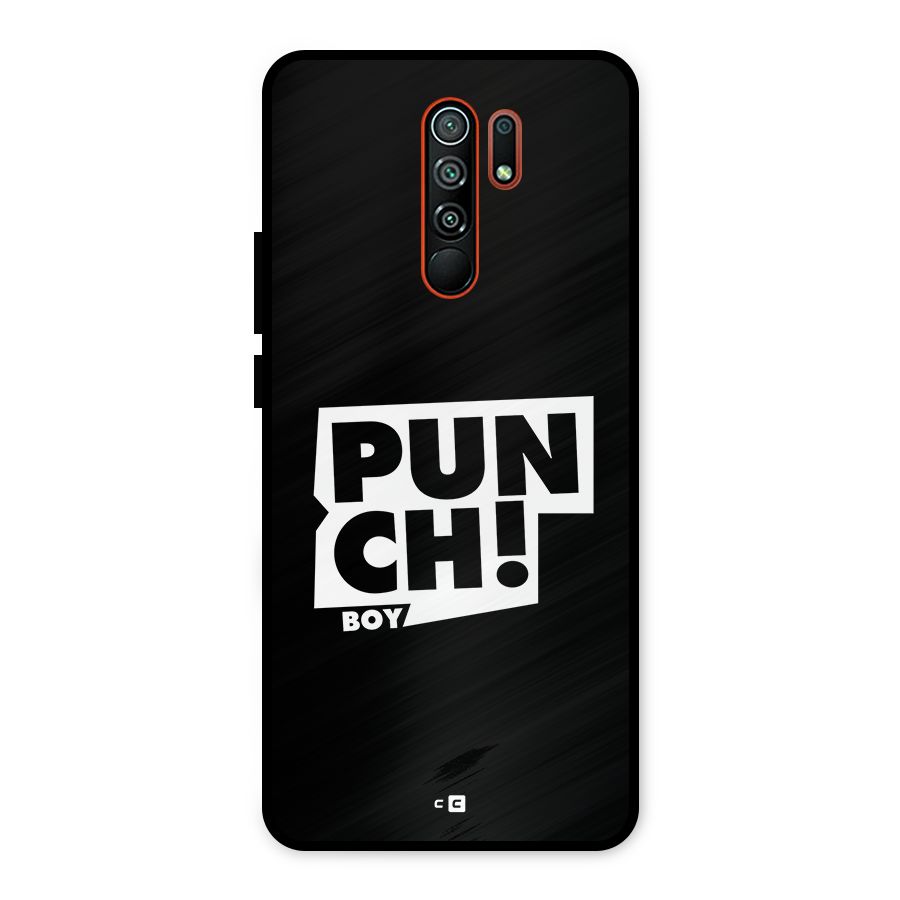 Punch Boy Metal Back Case for Redmi 9 Prime