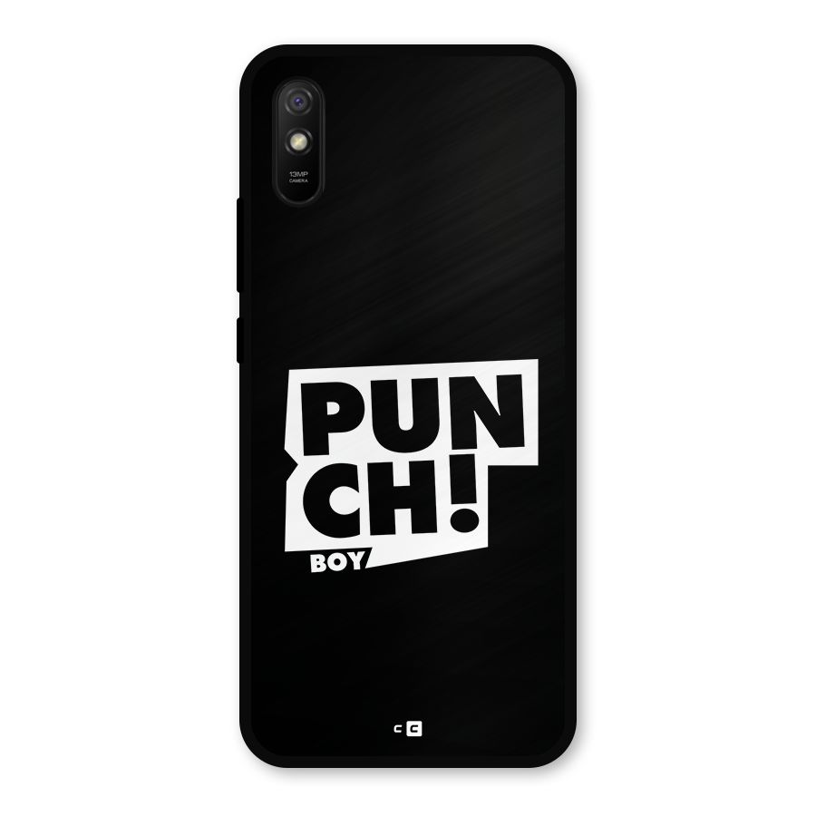 Punch Boy Metal Back Case for Redmi 9a