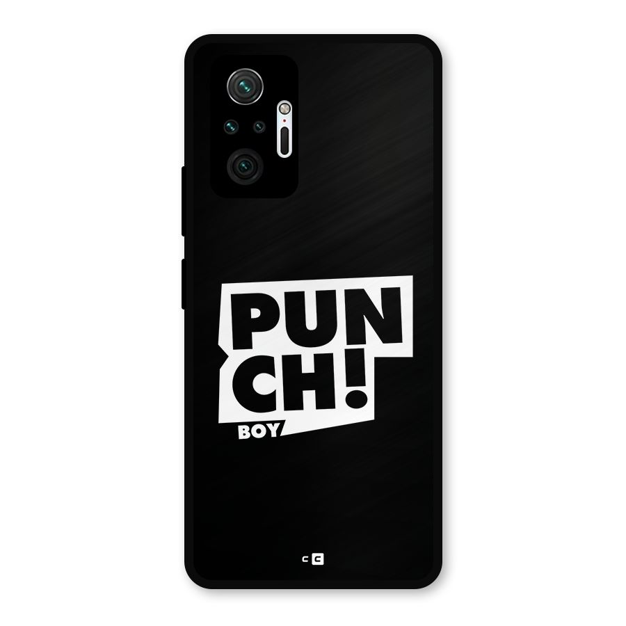 Punch Boy Metal Back Case for Redmi Note 10 Pro