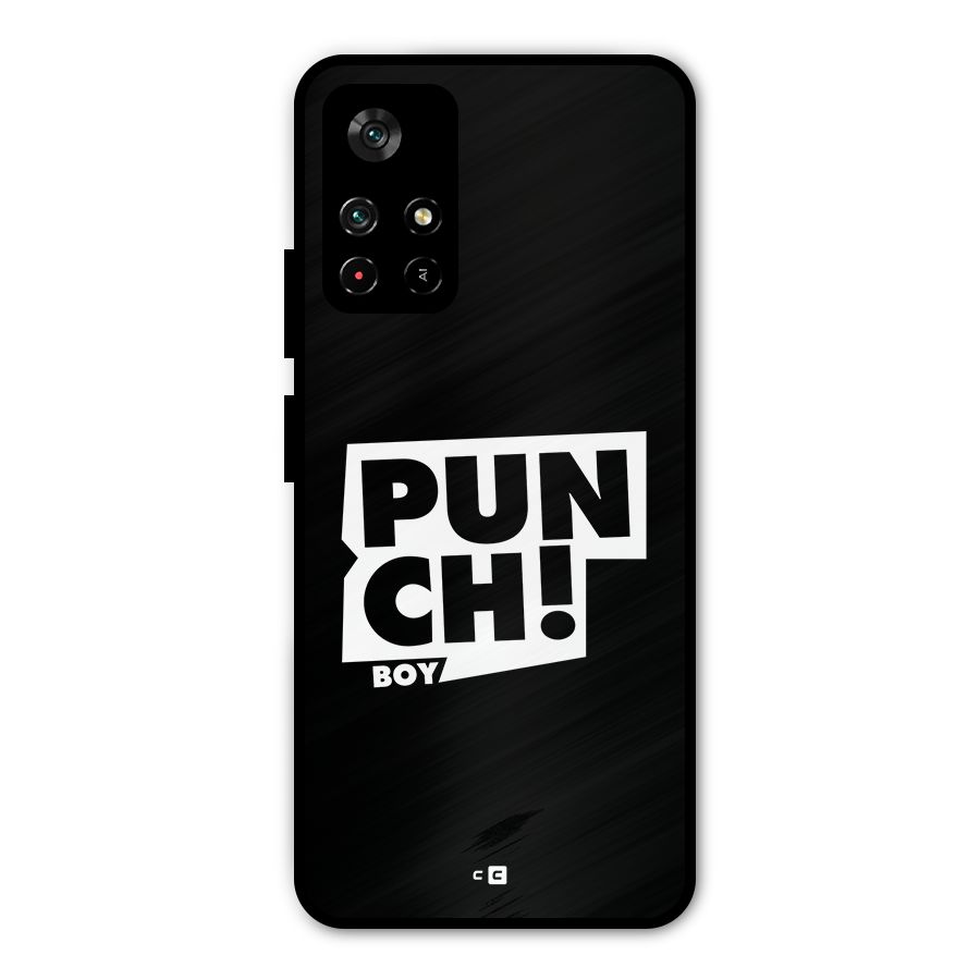 Punch Boy Metal Back Case for Redmi Note 11T 5G