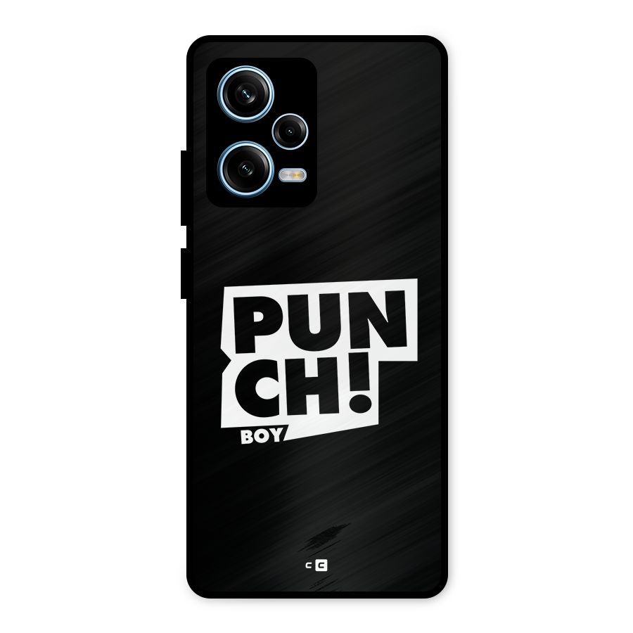 Punch Boy Metal Back Case for Redmi Note 12 Pro