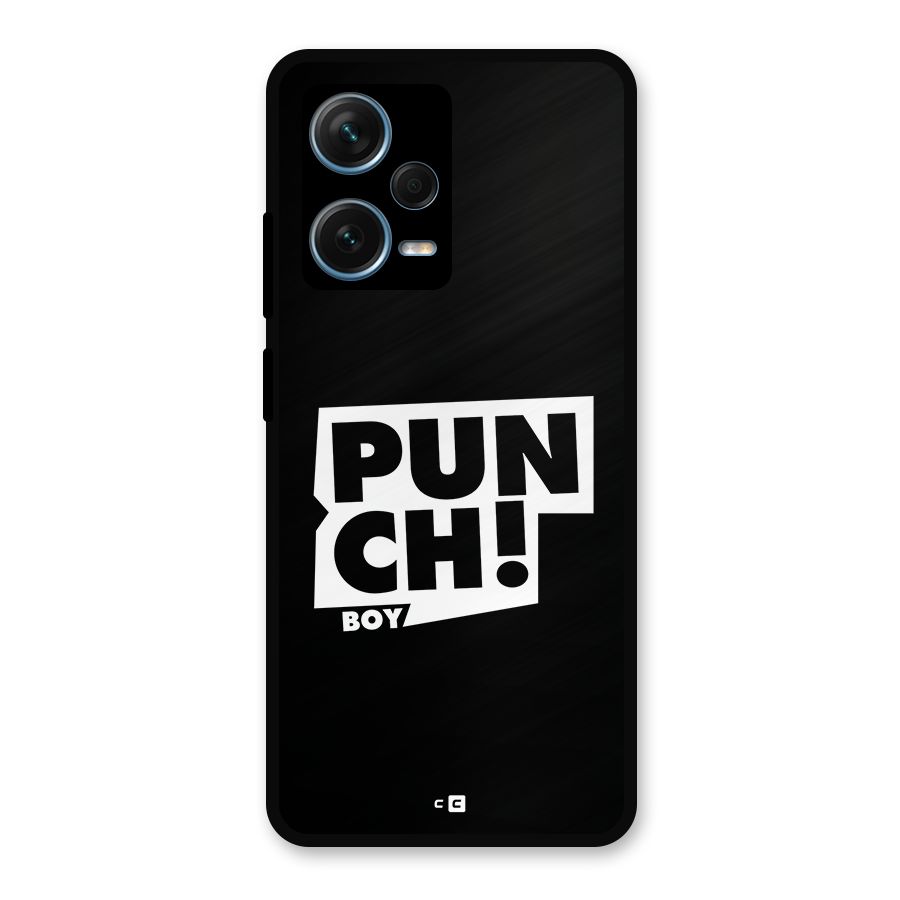 Punch Boy Metal Back Case for Redmi Note 12 Pro Plus 5G