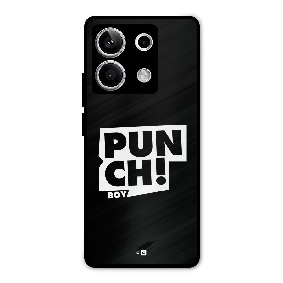 Punch Boy Metal Back Case for Redmi Note 13 5G