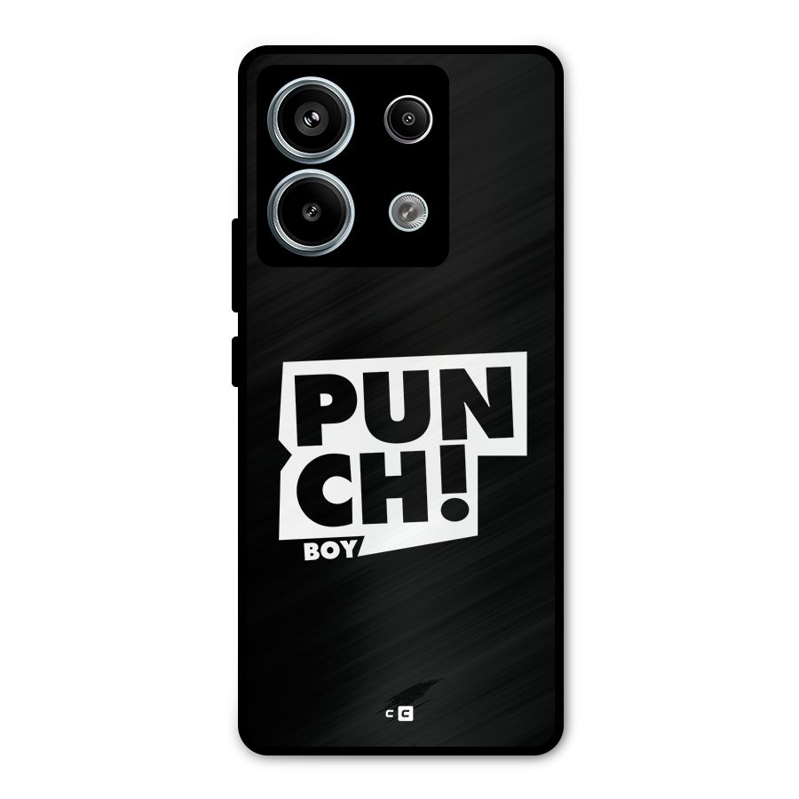 Punch Boy Metal Back Case for Redmi Note 13 Pro 5G