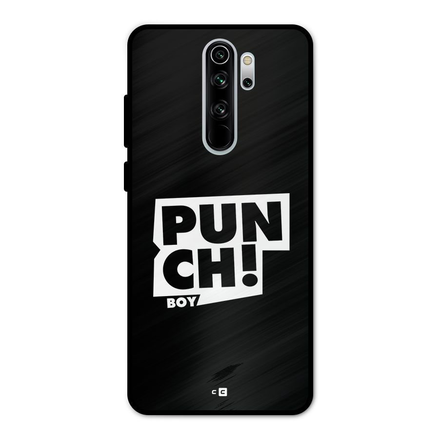 Punch Boy Metal Back Case for Redmi Note 8 Pro