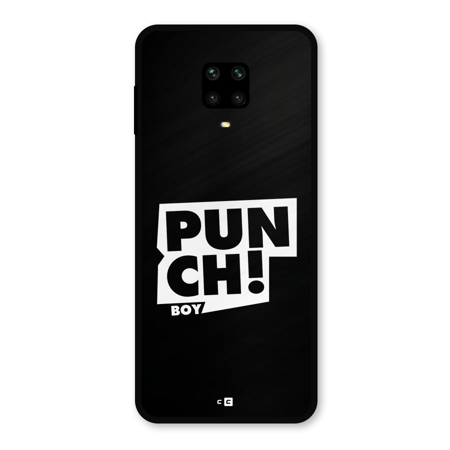 Punch Boy Metal Back Case for Redmi Note 9 Pro Max
