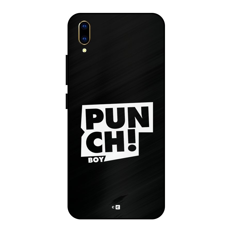 Punch Boy Metal Back Case for Vivo V11 Pro