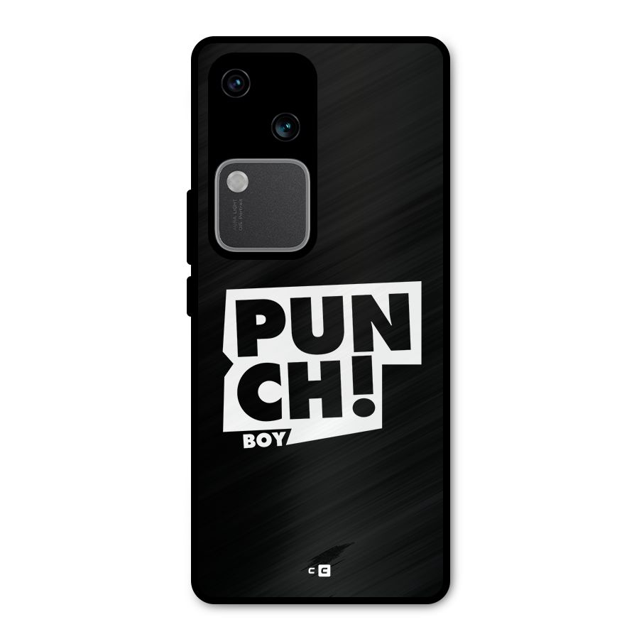 Punch Boy Metal Back Case for Vivo V30 Pro