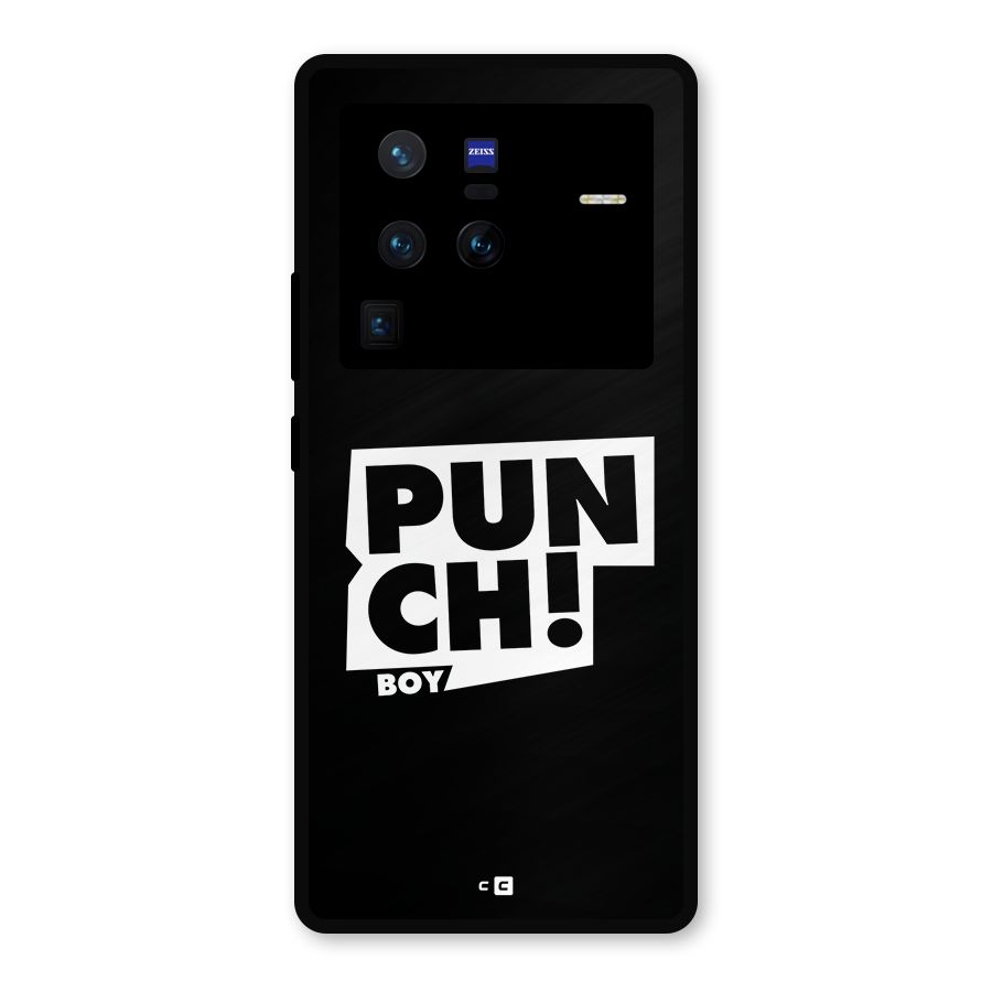 Punch Boy Metal Back Case for Vivo X80 Pro