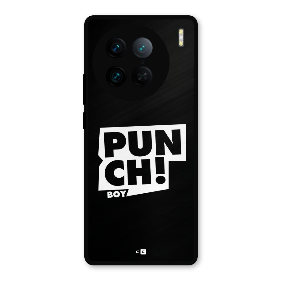 Punch Boy Metal Back Case for Vivo X90 Pro