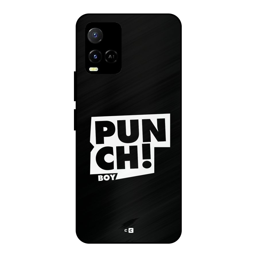 Punch Boy Metal Back Case for Vivo Y33s