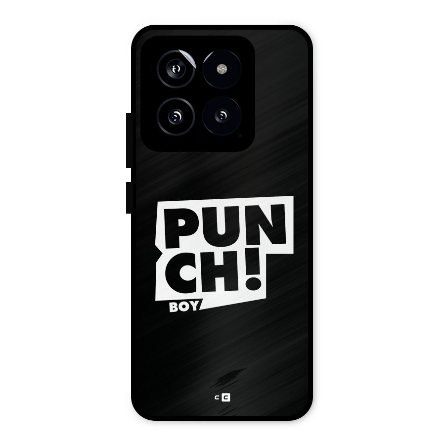 Punch Boy Metal Back Case for Xiaomi 14