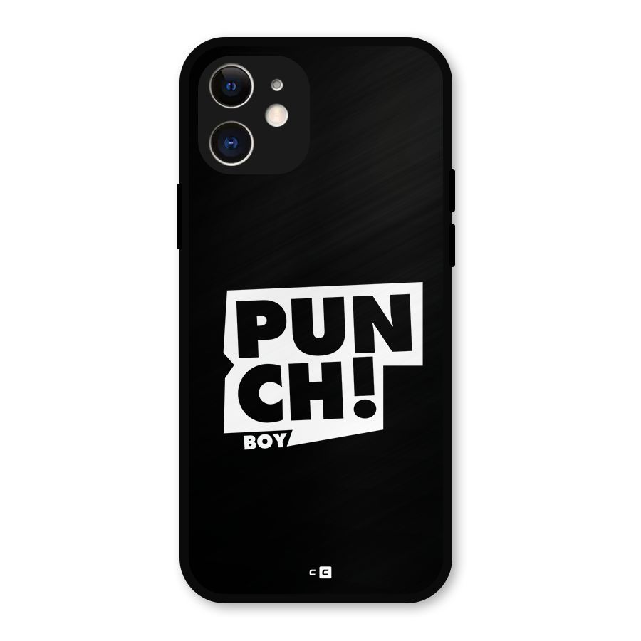 Punch Boy Metal Back Case for iPhone 12