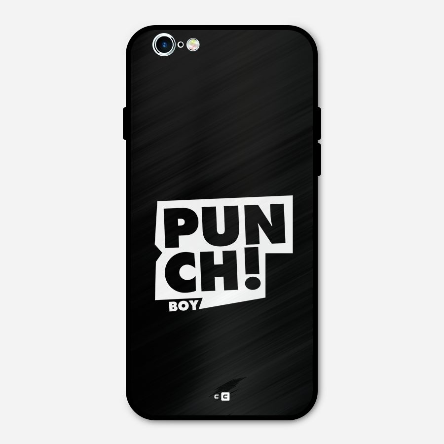 Punch Boy Metal Back Case for iPhone 6 6s